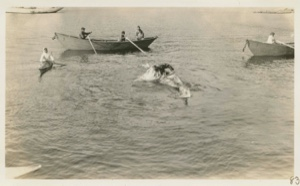 Image of Kayak capsizing